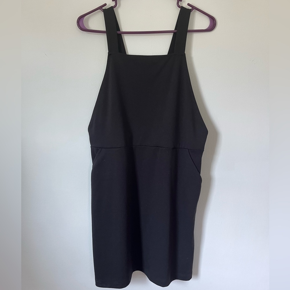 New Look Black Overalls Jumper Dress - Size 14, Never worn